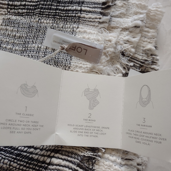 LOFT Accessories - New 🎀 Loft infinity scarf plaid Tartan Knit